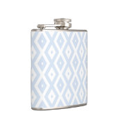 Flasques Motif diamant bleu pâle et blanc (Droite)
