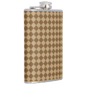 Flasques Motif diamant combiné Brown par STaylor (Droite)