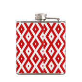 Flasques Motif diamant rouge et blanc (Dos)