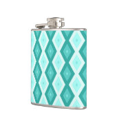 Flasques Motif diamant turquoise (Gauche)