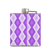 Flasques Motif diamant violet clair (Dos)
