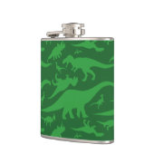 Flasques Motif Dinosaur Vert (Gauche)
