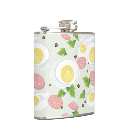 Flasques Motif d'oeufs et de saucisse (Droite)