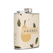 Flasques Motif d'oreille Whimsical personnalisé (Droite)