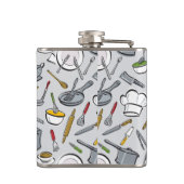 Flasques Motif d'outils de cuisine (Dos)