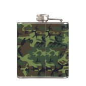 Flasques Motif du Camouflage Vert, Motif militaire, Armée (Dos)