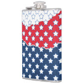 Flasques Motif du drapeau américain Red White & Blue Stars (Gauche)