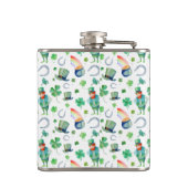 Flasques Motif du jour de St Patrick d'aquarelle (Dos)