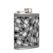 Flasques Motif d'ustensiles de cuisine (Droite)