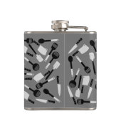 Flasques Motif d'ustensiles de cuisine (Dos)