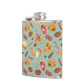 Flasques Motif élégant d'aliments de préparation rapide (Gauche)