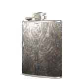 Flasques Motif en argent gravé (Gauche)