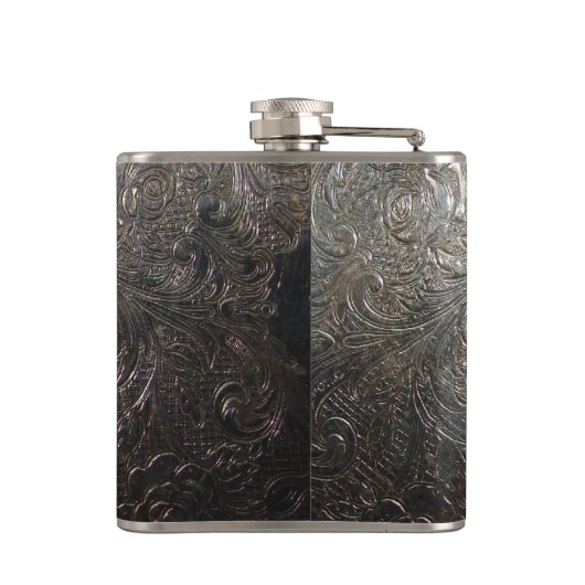 Flasques Motif en argent gravé (Dos)