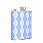 Flasques Motif en diamant bleu pâle (Droite)