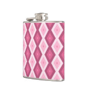 Flasques Motif en diamant rose (Gauche)