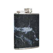 Flasques Motif en marbre noir (Droite)