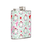 Flasques motif en pastel d'arrière - plan de hibou de fleur (Droite)