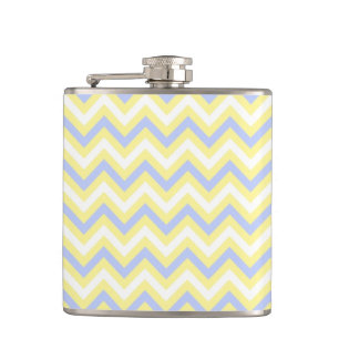 Flasques Motif en pastel de Chevron