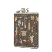 Flasques Motif ethnique de chasse (Gauche)