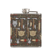 Flasques Motif ethnique de chasse (Dos)