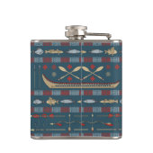 Flasques Motif ethnique de pêche (Dos)