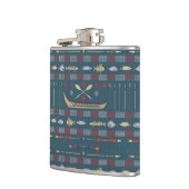 Flasques Motif ethnique de pêche (Gauche)