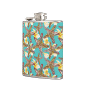 Flasques Motif fantaisiste d'étoiles de mer (Gauche)