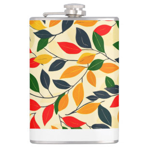 Flasques Motif feuille automne