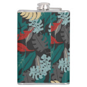 Flasques Motif Feuille tropical (Dos)