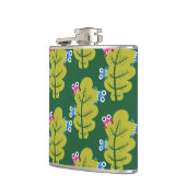 Flasques Motif Feuille vert mignon (Gauche)