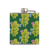 Flasques Motif Feuille vert mignon (Dos)