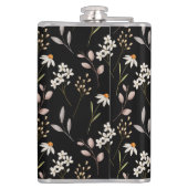 Flasques Motif Fleur sauvage aquarelle (Dos)