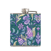 Flasques Motif Fleurs et Oiseaux de Style Antique (Dos)