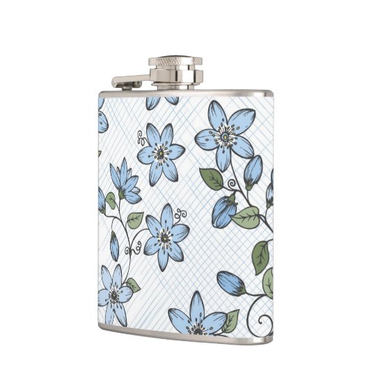 Flasques Motif floral 2 2 (Gauche)