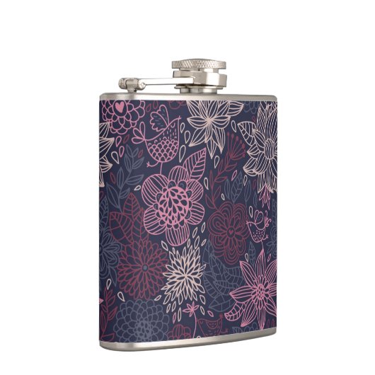 Flasques Motif floral 4 (Droite)