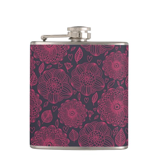 Flasques Motif floral 5 (Devant)