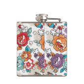 Flasques Motif floral 5 d'élégance abstraite (Dos)