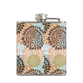 Flasques Motif floral 9 (Dos)