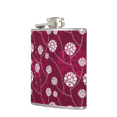 Flasques Motif floral abstrait (Gauche)