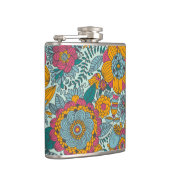 Flasques Motif floral coloré (Droite)