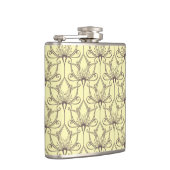 Flasques Motif floral crème (Droite)