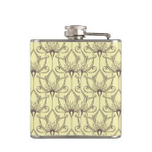 Flasques Motif floral crème (Dos)