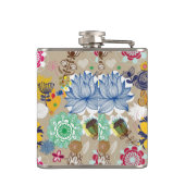 Flasques Motif floral dans le rétro style 3 (Dos)