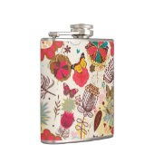 Flasques Motif floral dans le rétro style 4 (Droite)