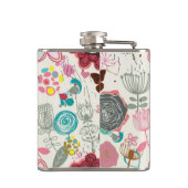 Flasques Motif floral dans le rétro style 5 (Dos)