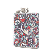 Flasques Motif floral de griffonnage de Paisley (Gauche)