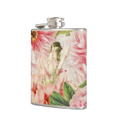 Flasques Motif floral de printemps de pivoine rétro (Gauche)