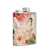 Flasques Motif floral de printemps de pivoine rétro (Droite)