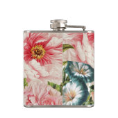 Flasques Motif floral de printemps de pivoine rétro (Dos)