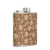 Flasques Motif floral de rose et de brun (Droite)